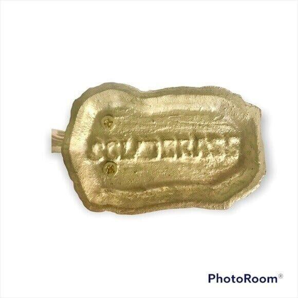 100% Solid Brass Vintage Unicorn 4.5 Inch Figure Statue Paperweight With Tarnish - Picture 6 of 11